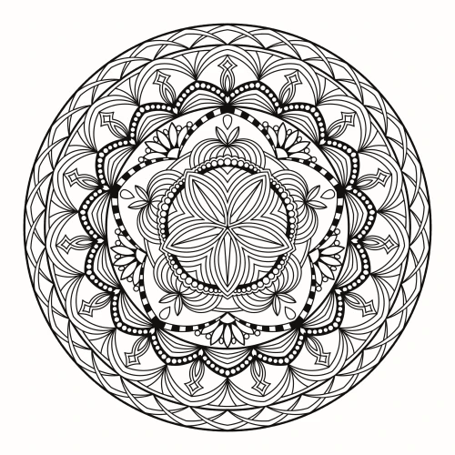 Gratis Mandala Kleurkaart Deel 3