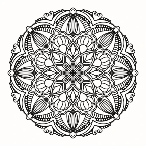 Gratis Mandala Kleurkaart Deel 4
